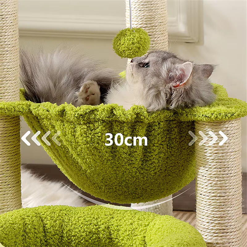 Árbol rascador para gatos de sisal y madera, protege el sofá - imagen 5