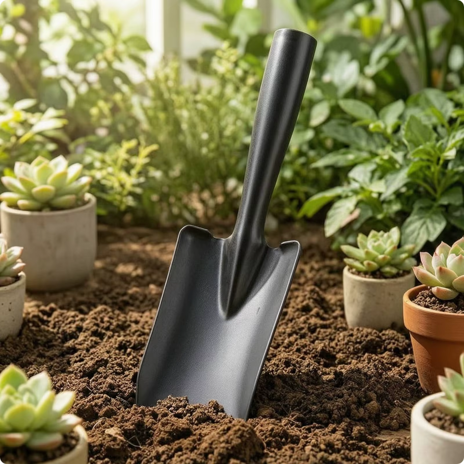 Pala de Jardín Resistente y Compacta – Herramienta para Macetas y Trabajos manuales - imagen 3