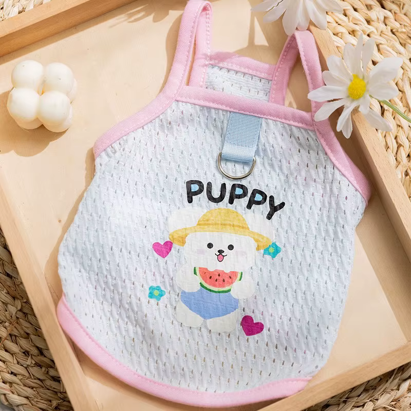 Camiseta verano transpirable para Bulldog Francés: ropa ligera - imagen 2