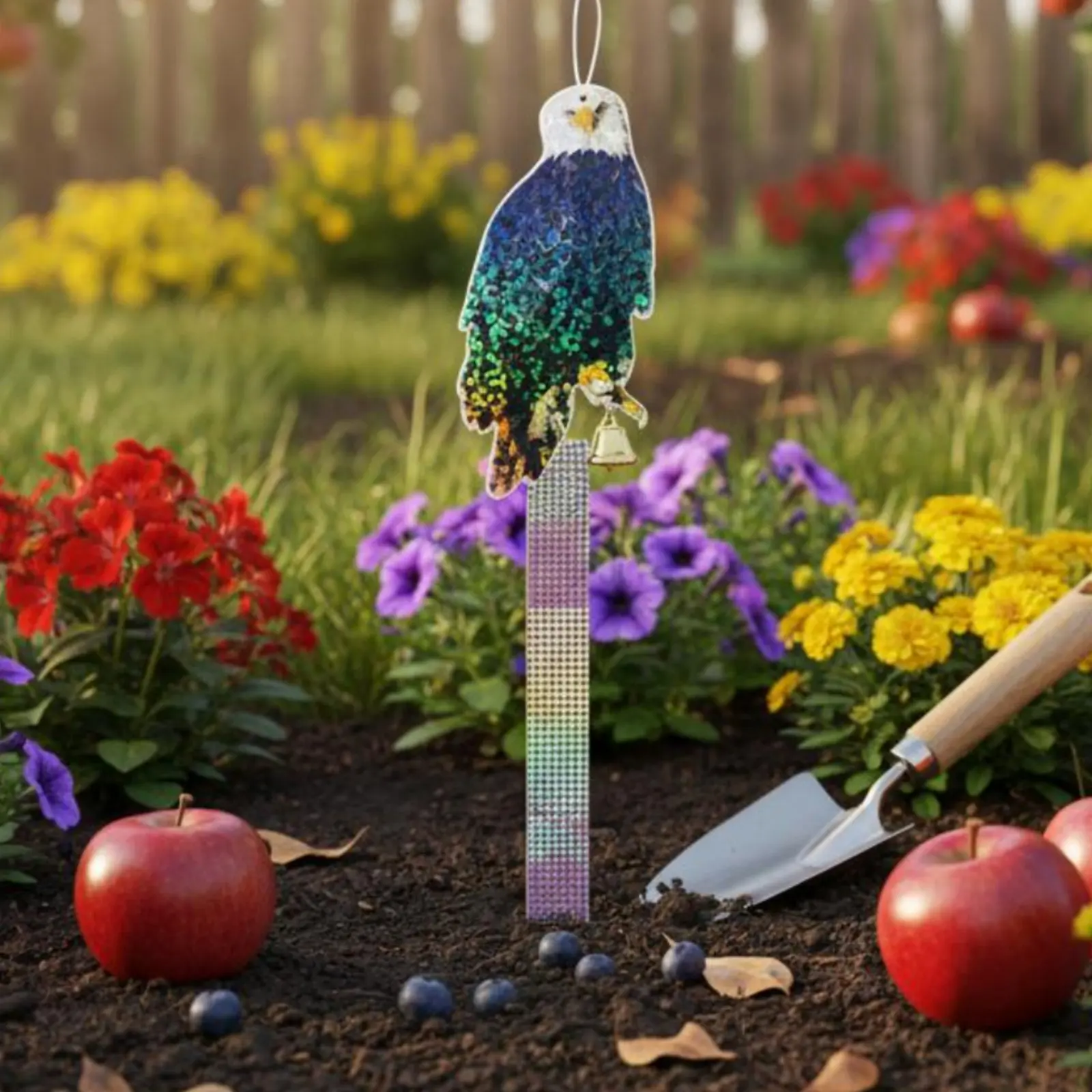 Señuelo holográfico reflectante impermeable para aves - imagen 2