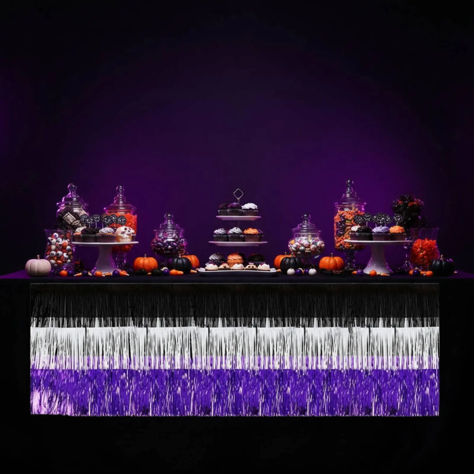 Falda de mesa brillante Halloween para eventos temáticos - imagen 5