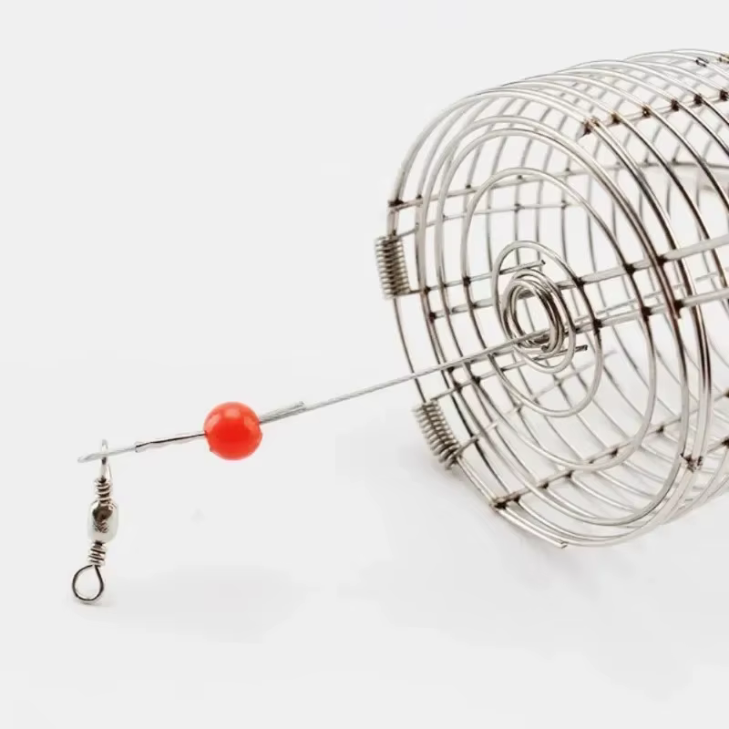 Plato de alimentación para camarones de acero inoxidable con cuenco - imagen 5