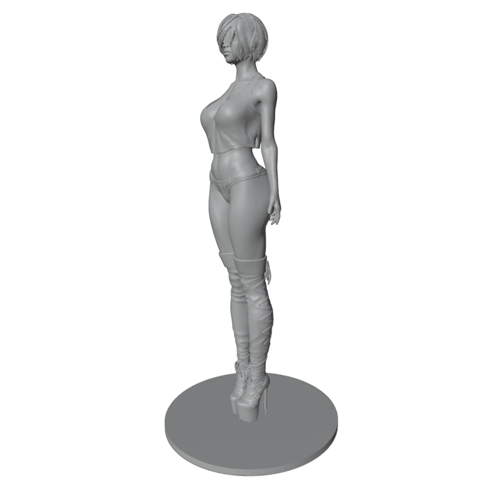 Kit modelo resina DIY miniatura gris impresa en 3D, sin montar - imagen 2