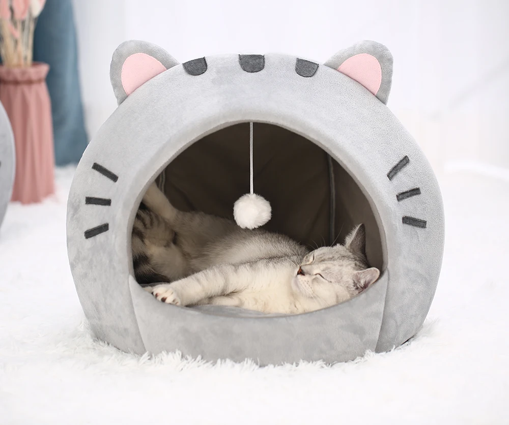 Cojín de cueva para gatitos lavable