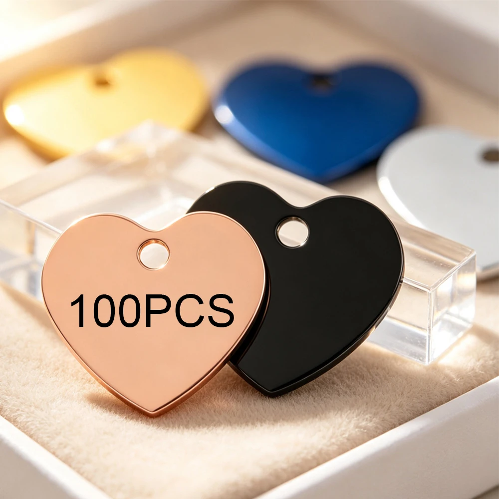 Placa de Identificación con Nombre para Perro en Corazón de Acero - imagen 5