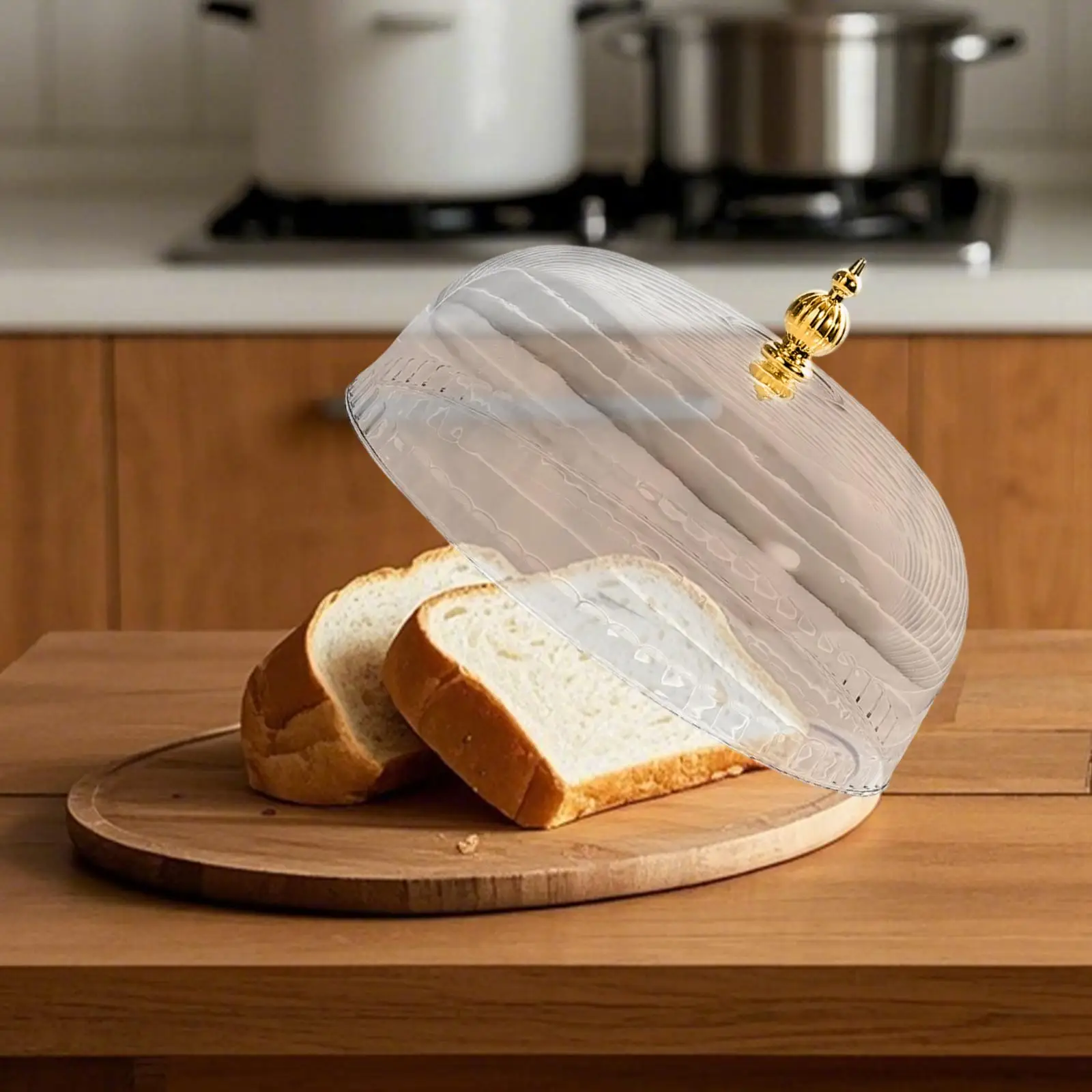 Cúpula protectora transparente para comida de gato y perro - imagen 3