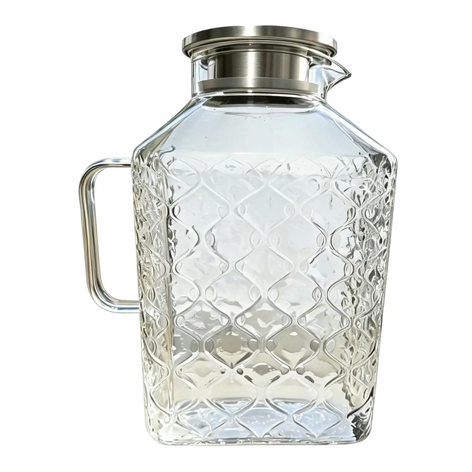 Jarra de agua de vidrio con tapa para gatos y perros - imagen 3
