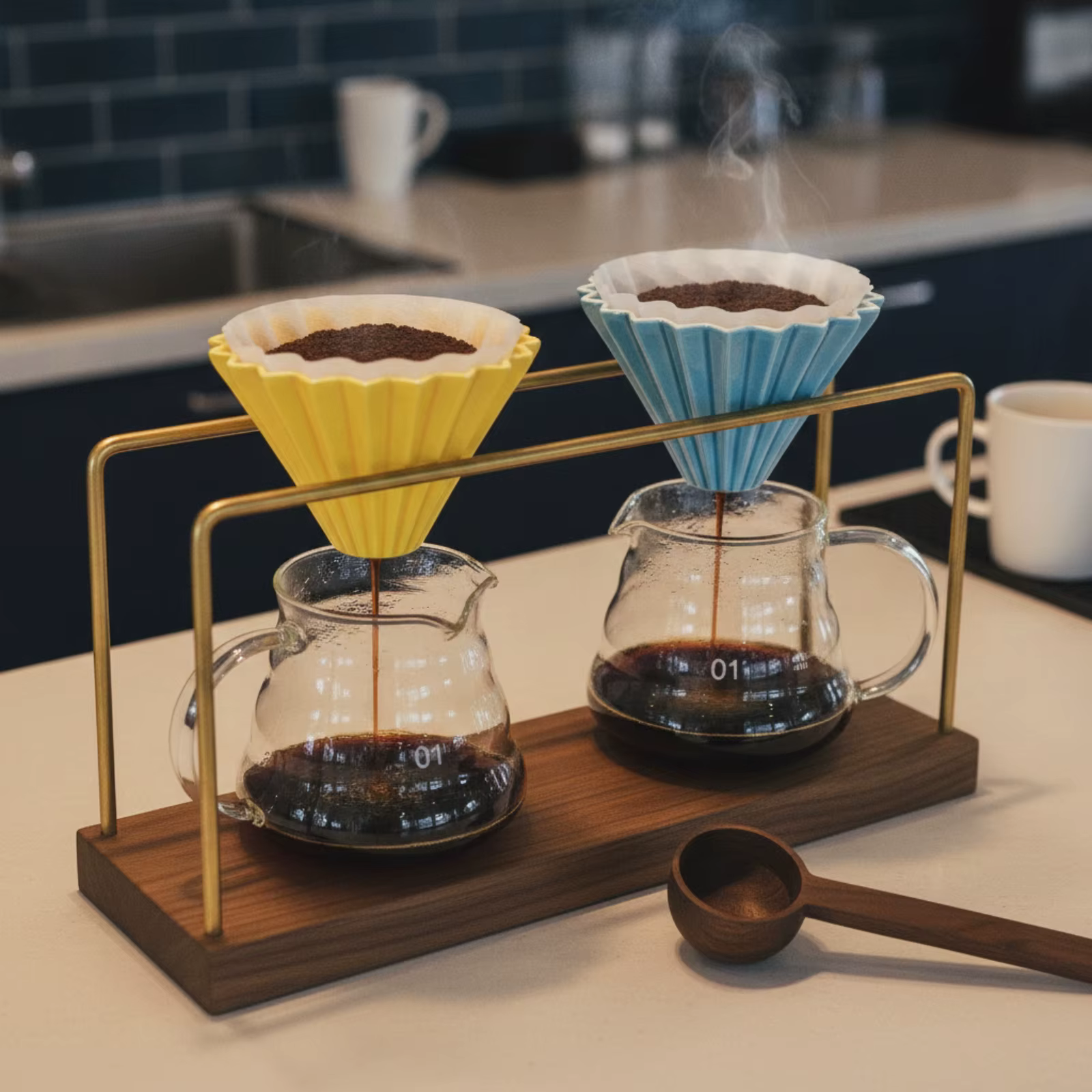 Soporte pour over minimalista para café – Elegante y estable - imagen 2