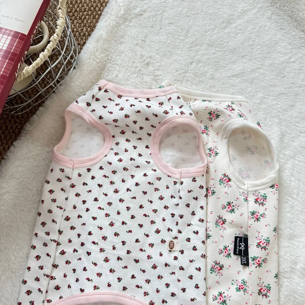 Ropa de estar por casa floral rosa para Devon Rex
