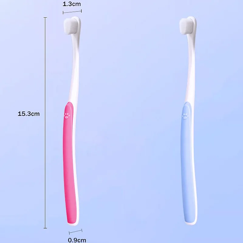 Cepillo dental suave para perros y gatos: limpieza bucal diaria - imagen 2