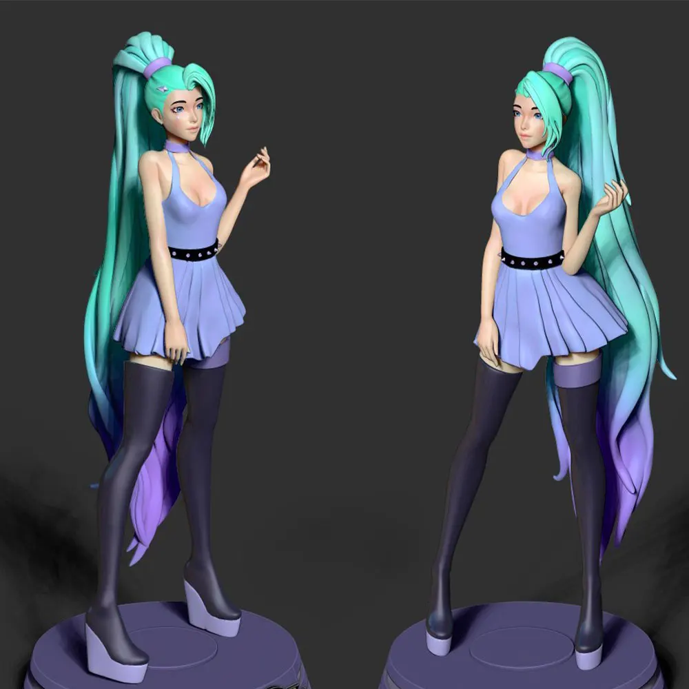 Figura sexy de resina – Miniatura GK gris sin montar ni pintar