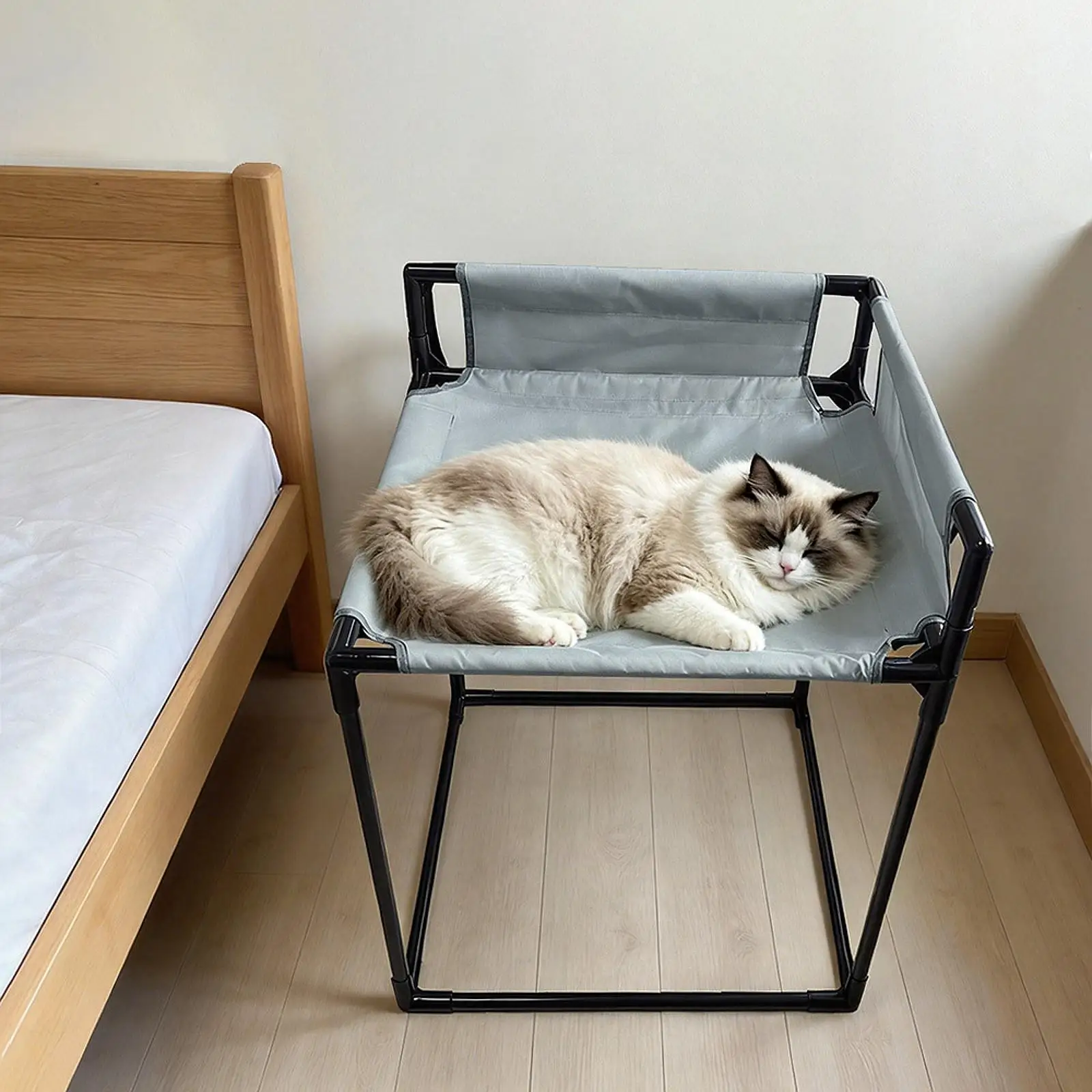 Cama ventana para perros y gatos con barandilla alta - imagen 4