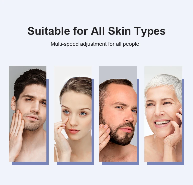 Cepillo facial de silicona recargable