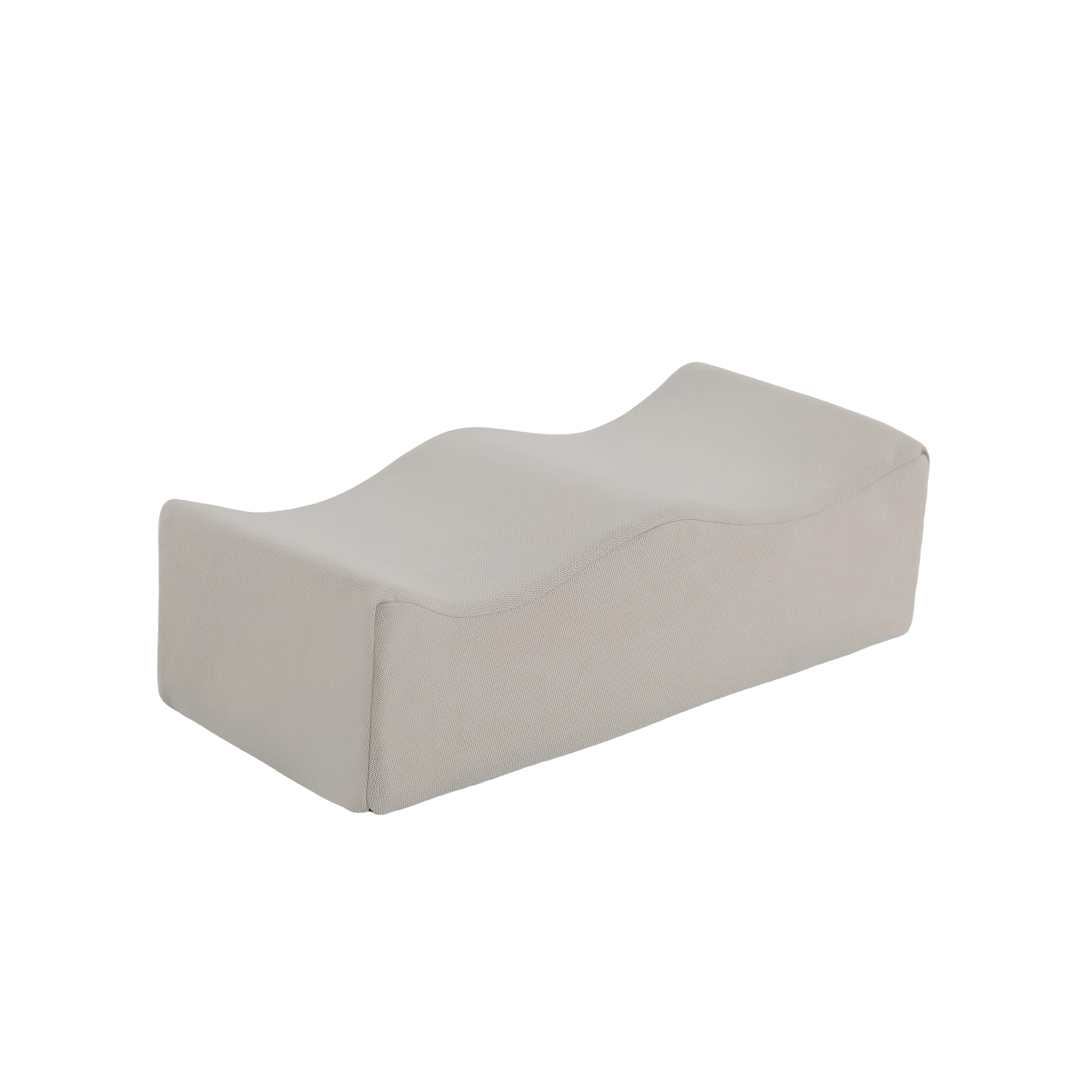 Almohada de masaje para piernas en uso