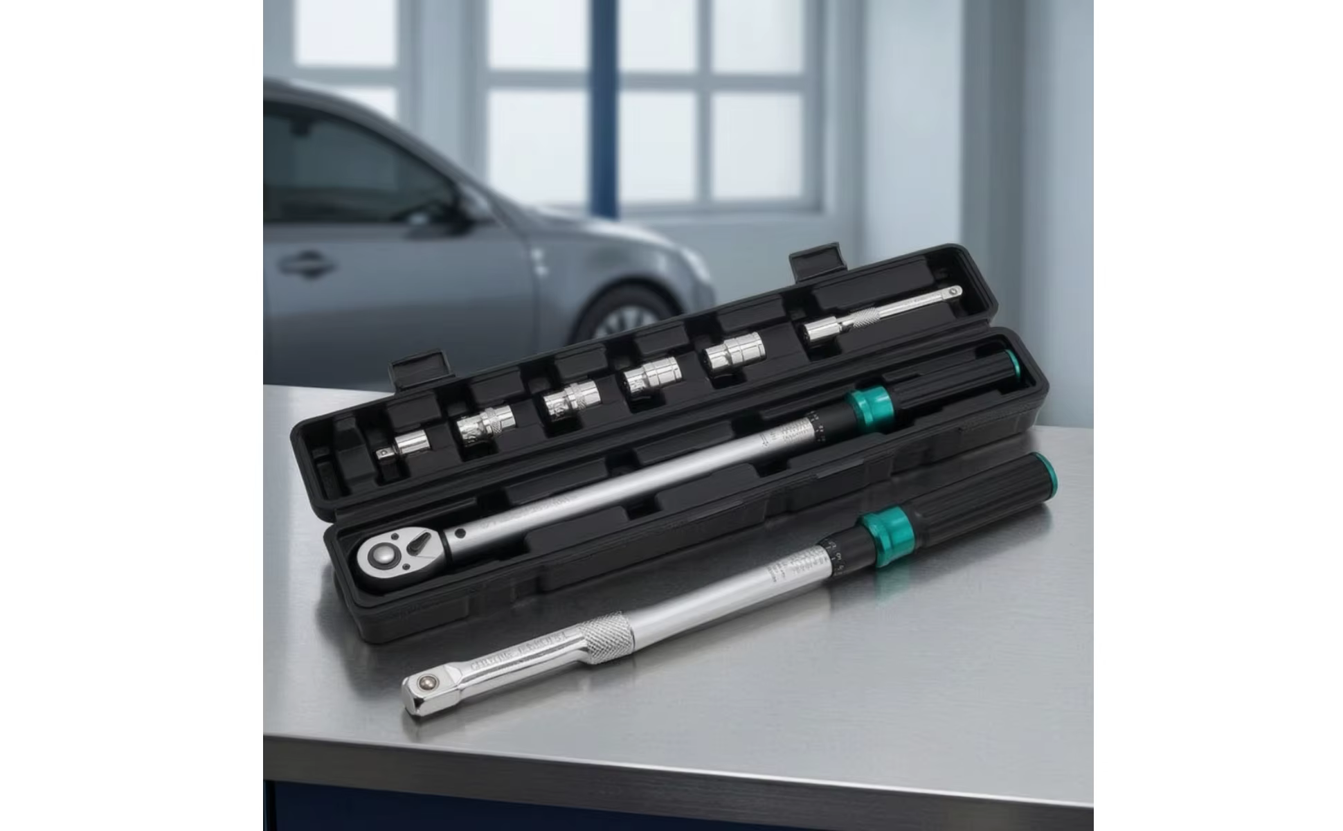 Estuche moldeado para guardar el kit