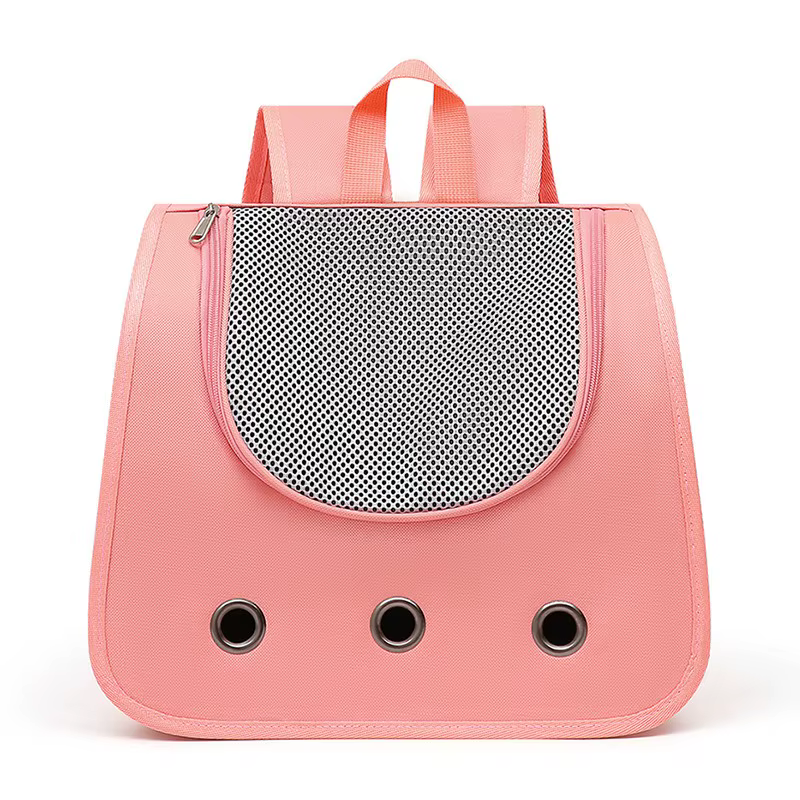 Mochila de transporte plegable y transpirable para perros y gatos
