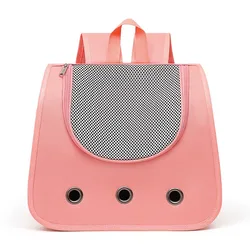 Mochila de transporte plegable y transpirable para perros y gatos