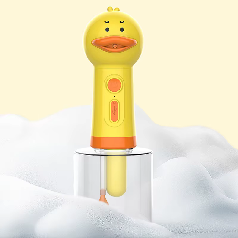 Dispensador Espuma Baño Mascotas USB – Máquina Automática Diseño Patito Amarillo - imagen 4