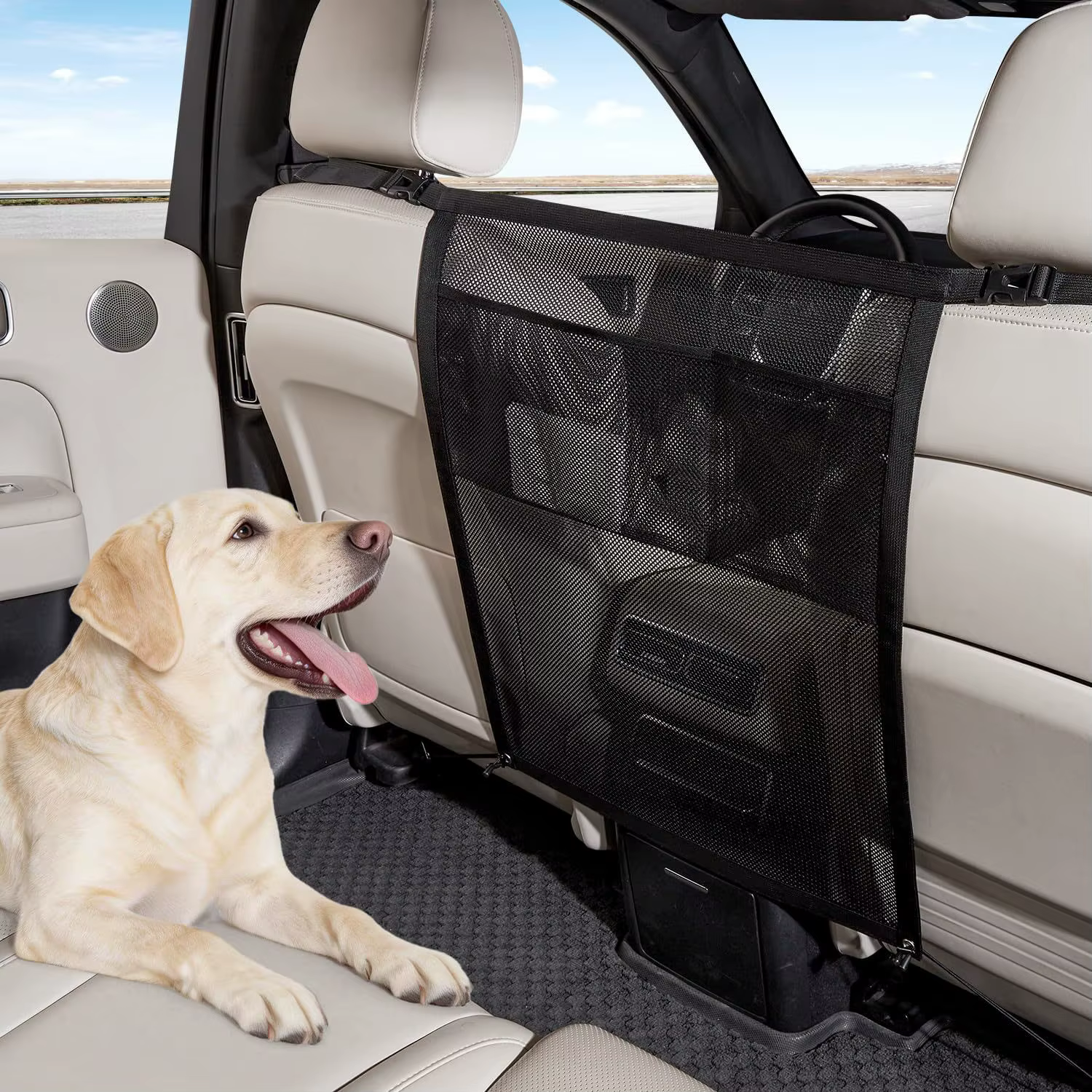 Barrera para coche de perros y gatos – Protección antirarañazos - imagen 3