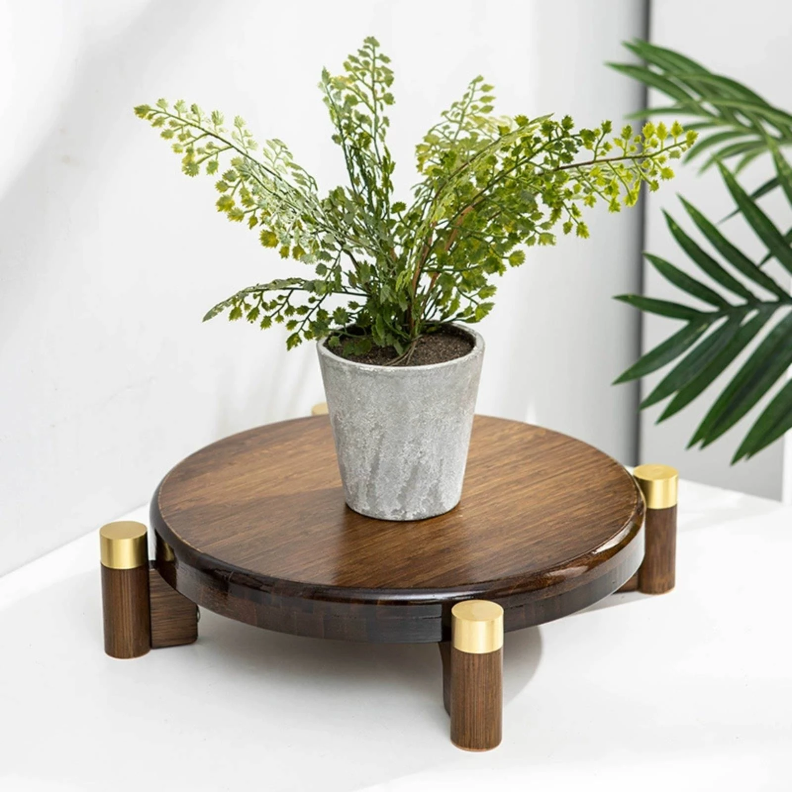 Estante Bambú 2 Niveles para Plantas – Decorativo y Ahorro de Espacio - imagen 5