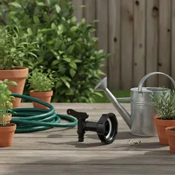 Adaptador de grifo para contenedor a granel con flujo constante para mascotas