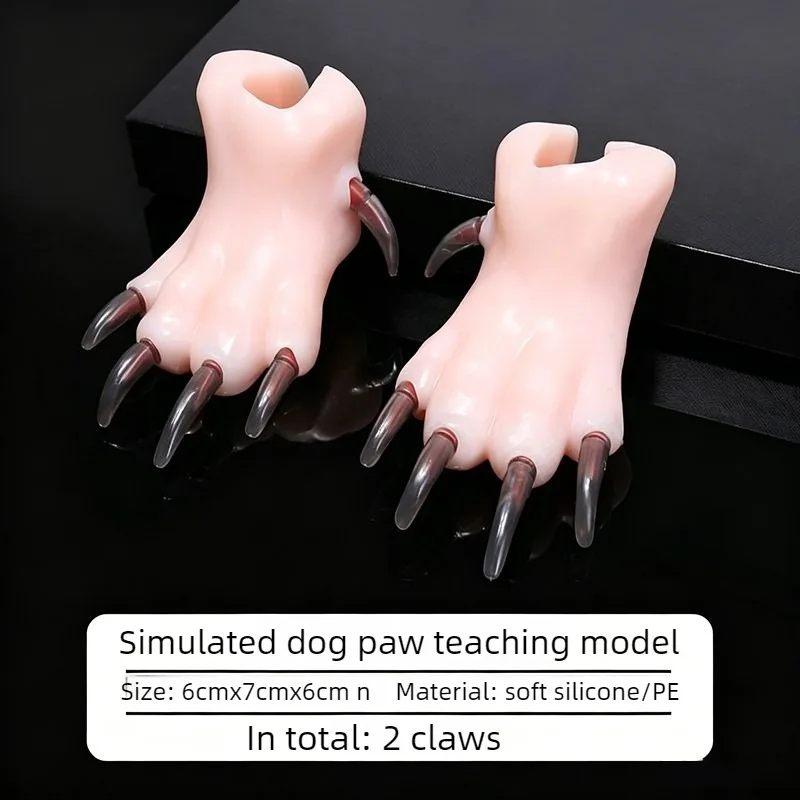 Set de práctica de uñas de silicona para perros – recorte canino - imagen 4