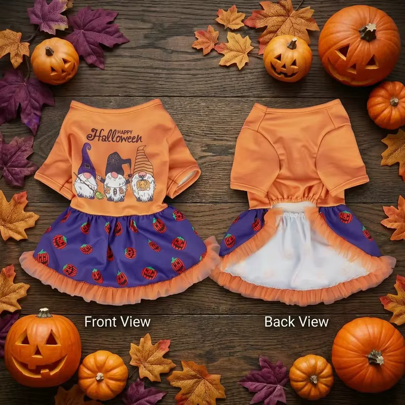 Tutu de Halloween para perros pequeños – Falda animada - imagen 3