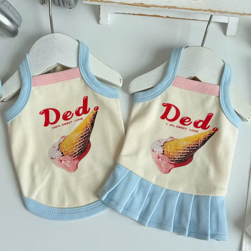 Vestido de verano con capucha para cachorros Chihuahua - imagen 3