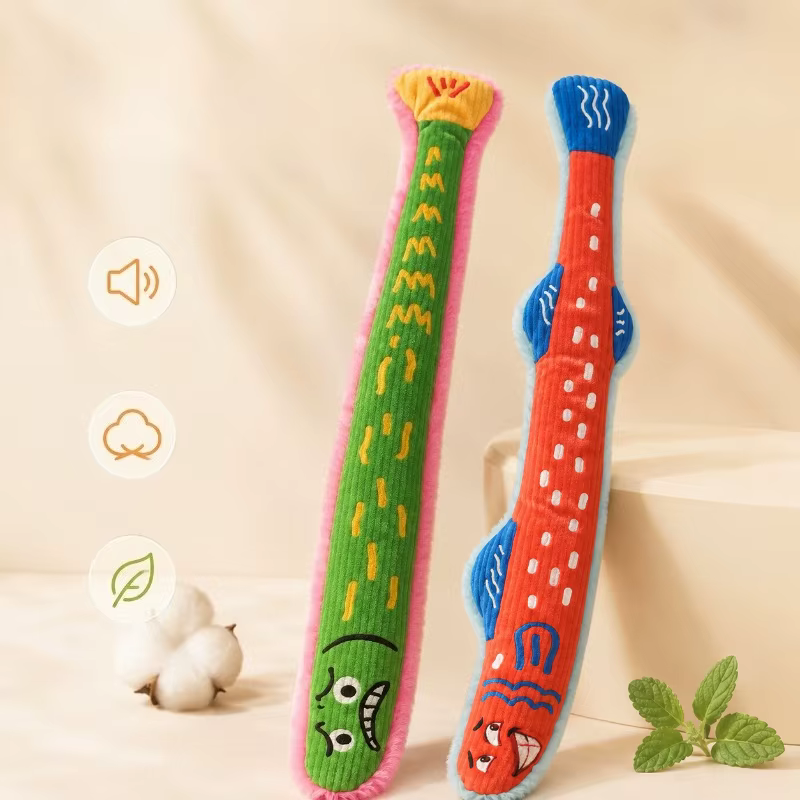 Juguete interactivo de pez peluche con hierba gatera para gatos - imagen 5