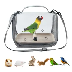 Bolsa de viaje portátil transpirable para pájaros y hámsteres
