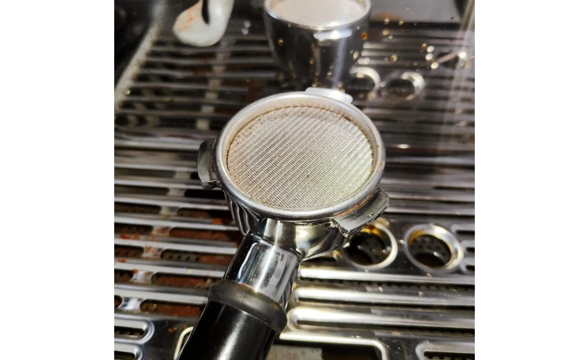 Filtro de distribución de agua reutilizable para espresso