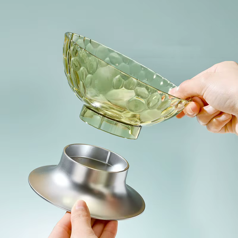 Comedero elevado e inclinado de acero inoxidable para gatos y perros - imagen 3