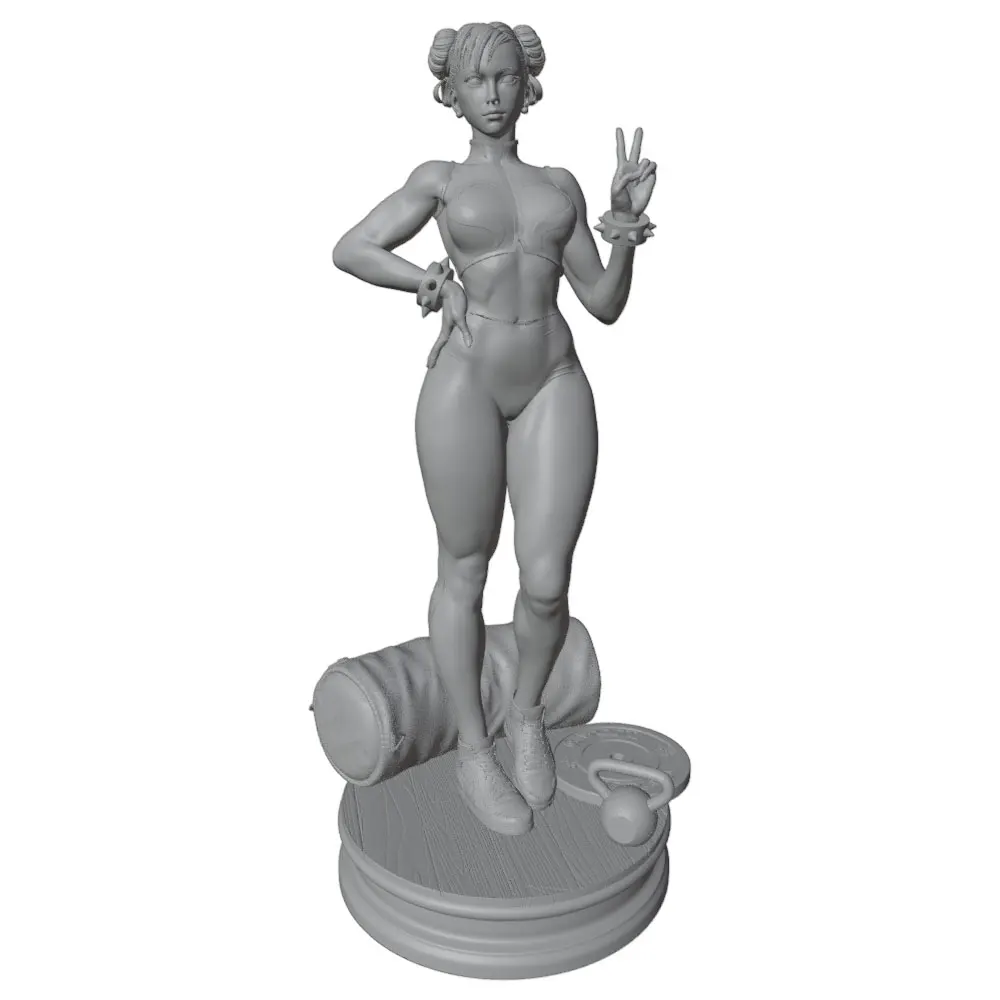 Figura DIY gris impresa en 3D para decorar hogar con gatos y perros - imagen 4