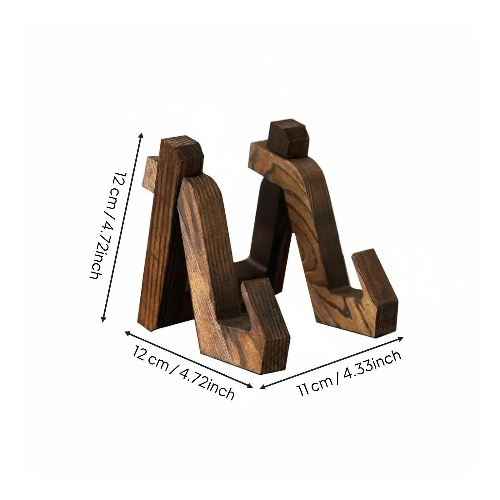 Soporte Libros Madera Maciza Organizador Escritorio – Estantería Desmontable - imagen 4