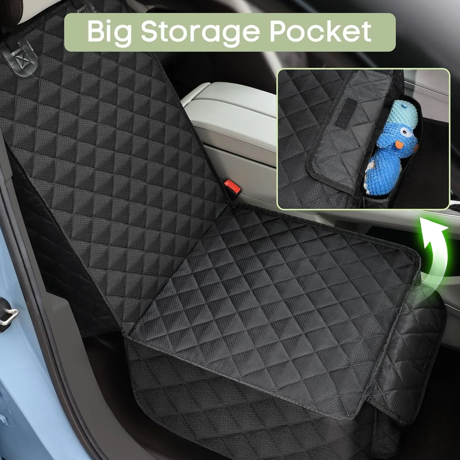 Funda impermeable para asiento delantero de coche para perros - imagen 2