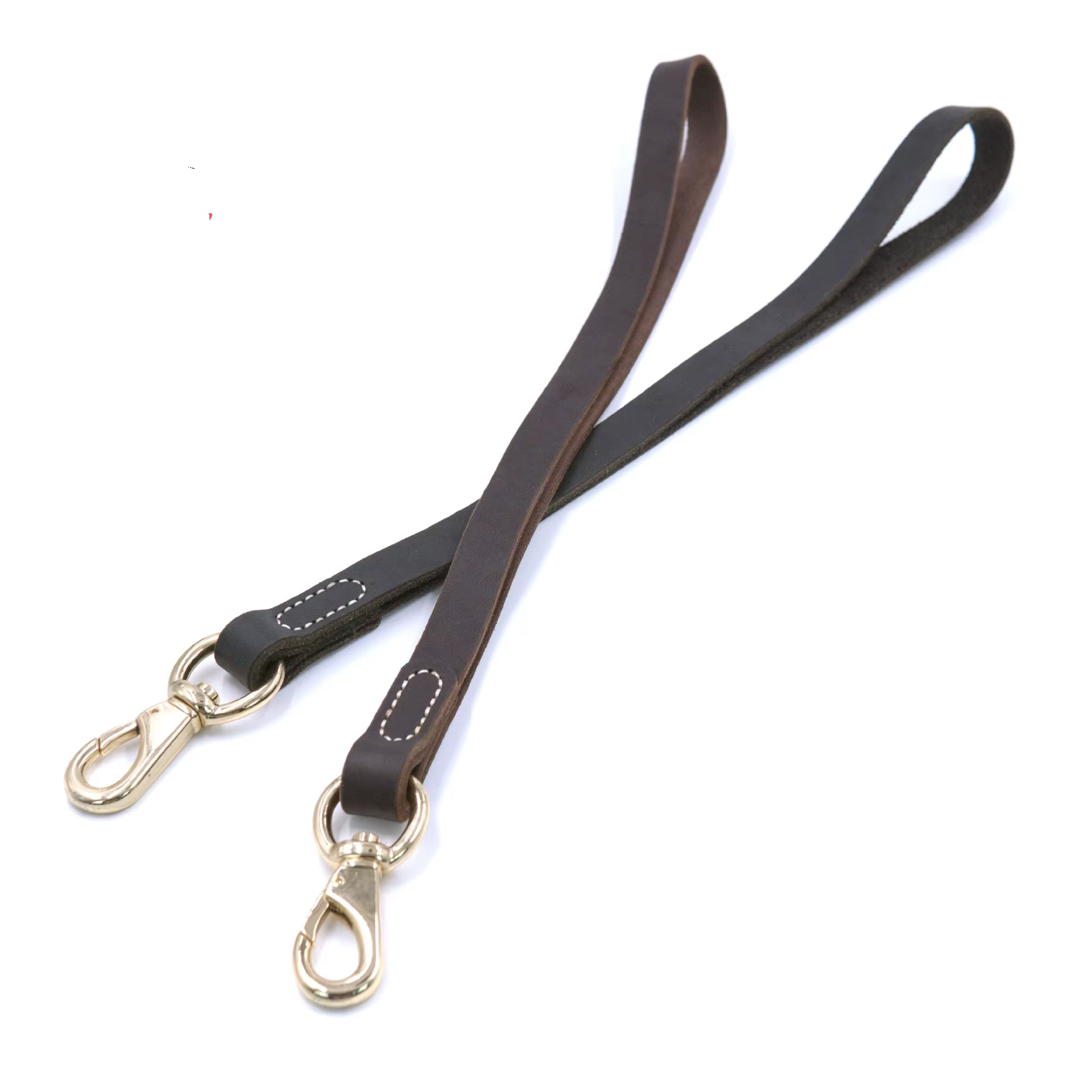 Correa corta de cuero genuino para perros – resistente y manejable - imagen 5