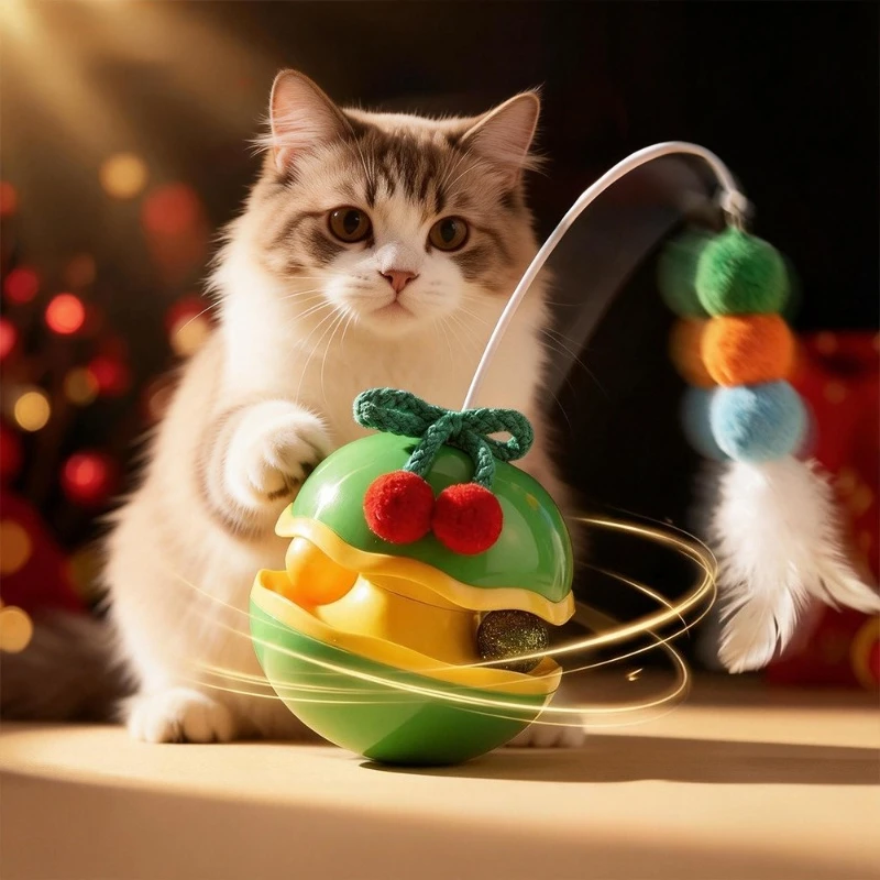 Juguete interactivo con plumas para gatos y perros – Limpieza dental - imagen 5