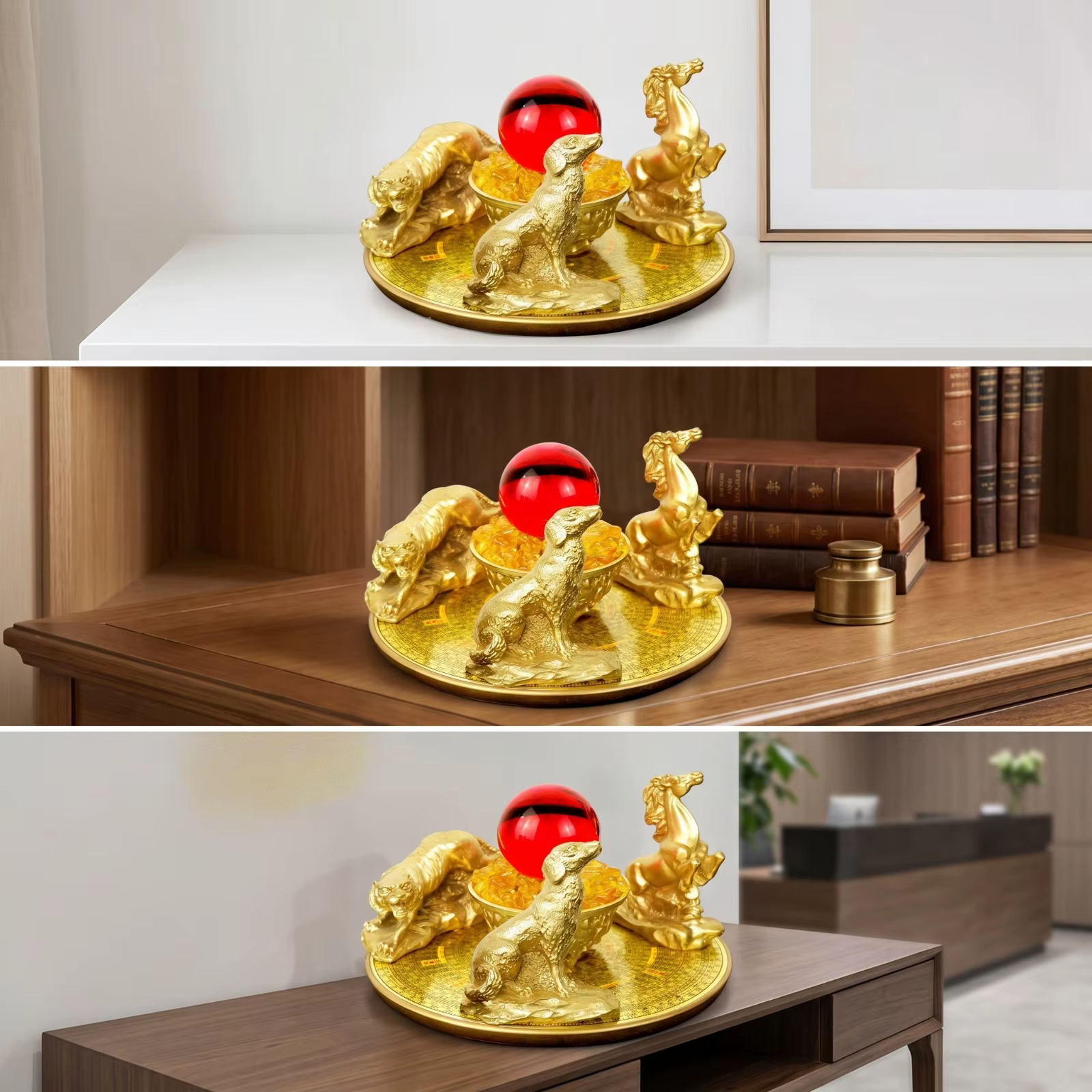 Figura decorativa de mesa pulida para gatos y perros, caprichosa - imagen 4
