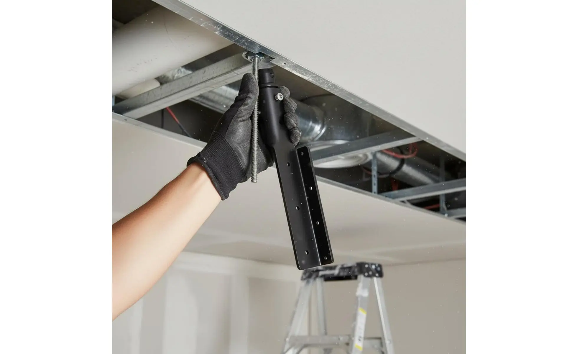 Soporte extensible en uso