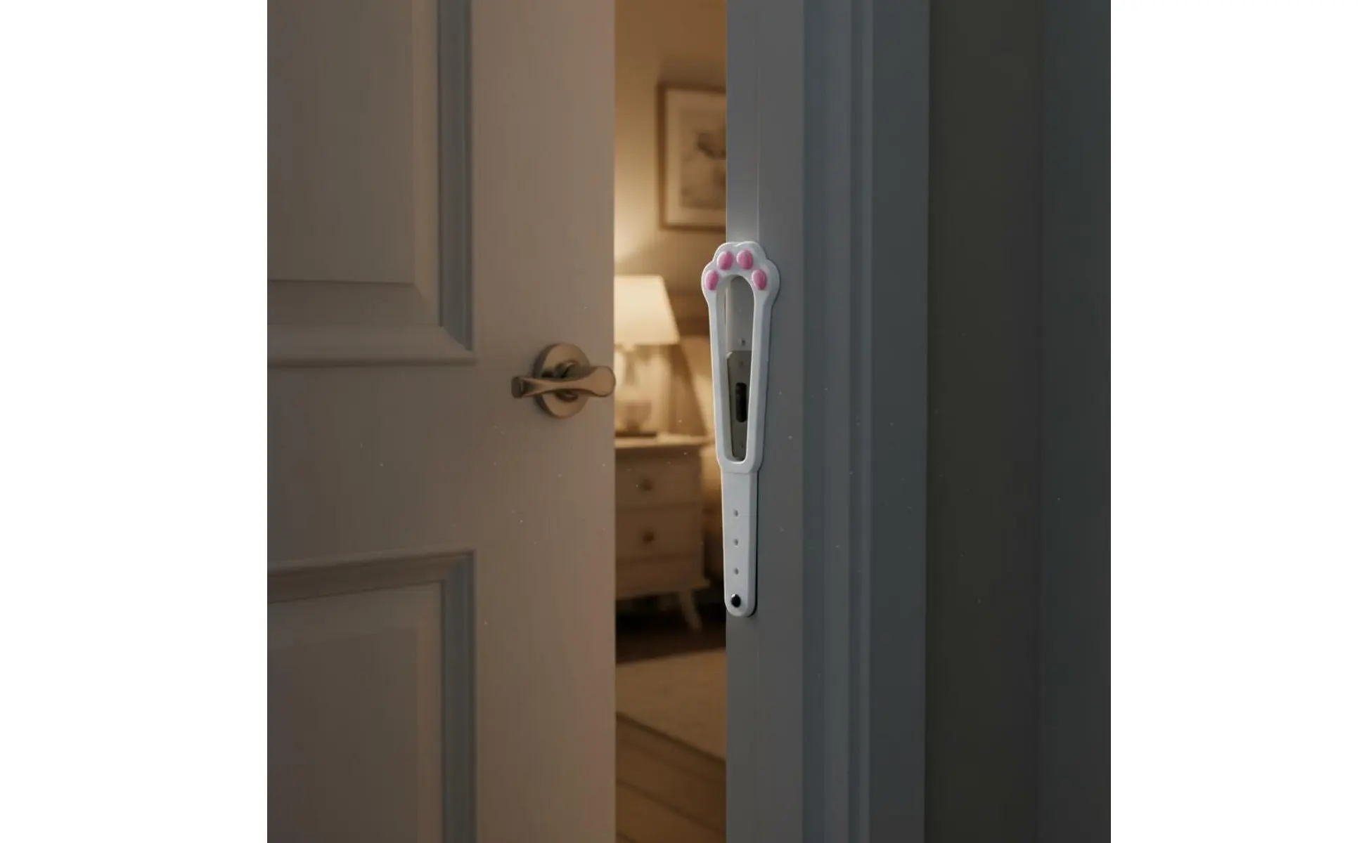 Soporte para puerta de mascotas sin perforaciones