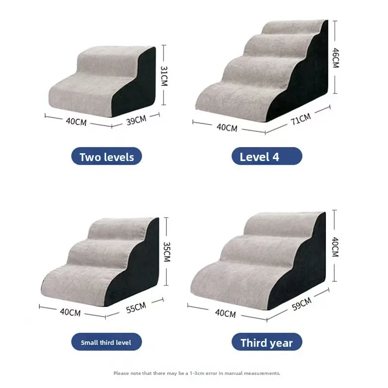 Rampa ondulada para perros pequeños – Escalera suave
