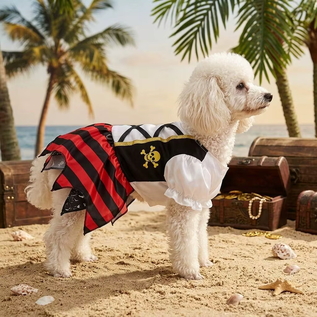 Ropa de pirata para perros y gatos