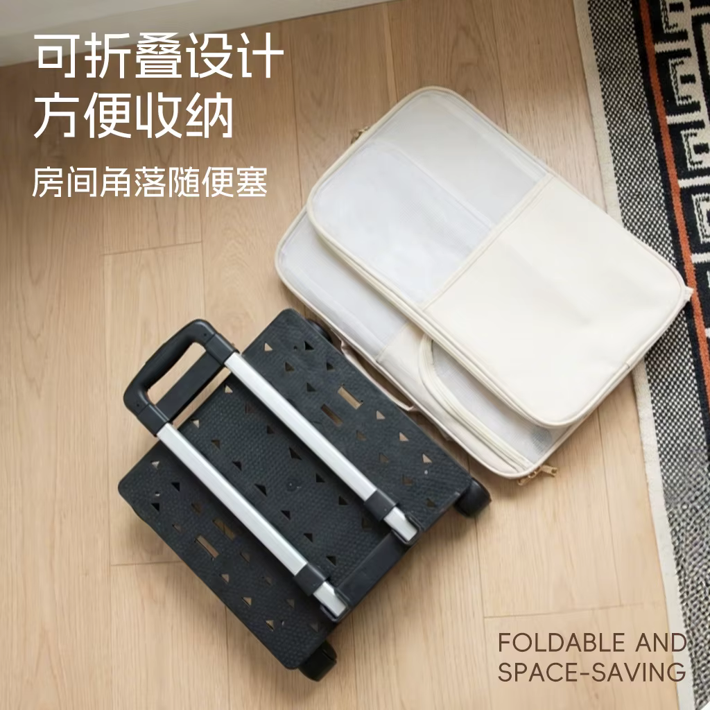 Bolsa de transporte para gatos plegable, transpirable y con asa - imagen 4