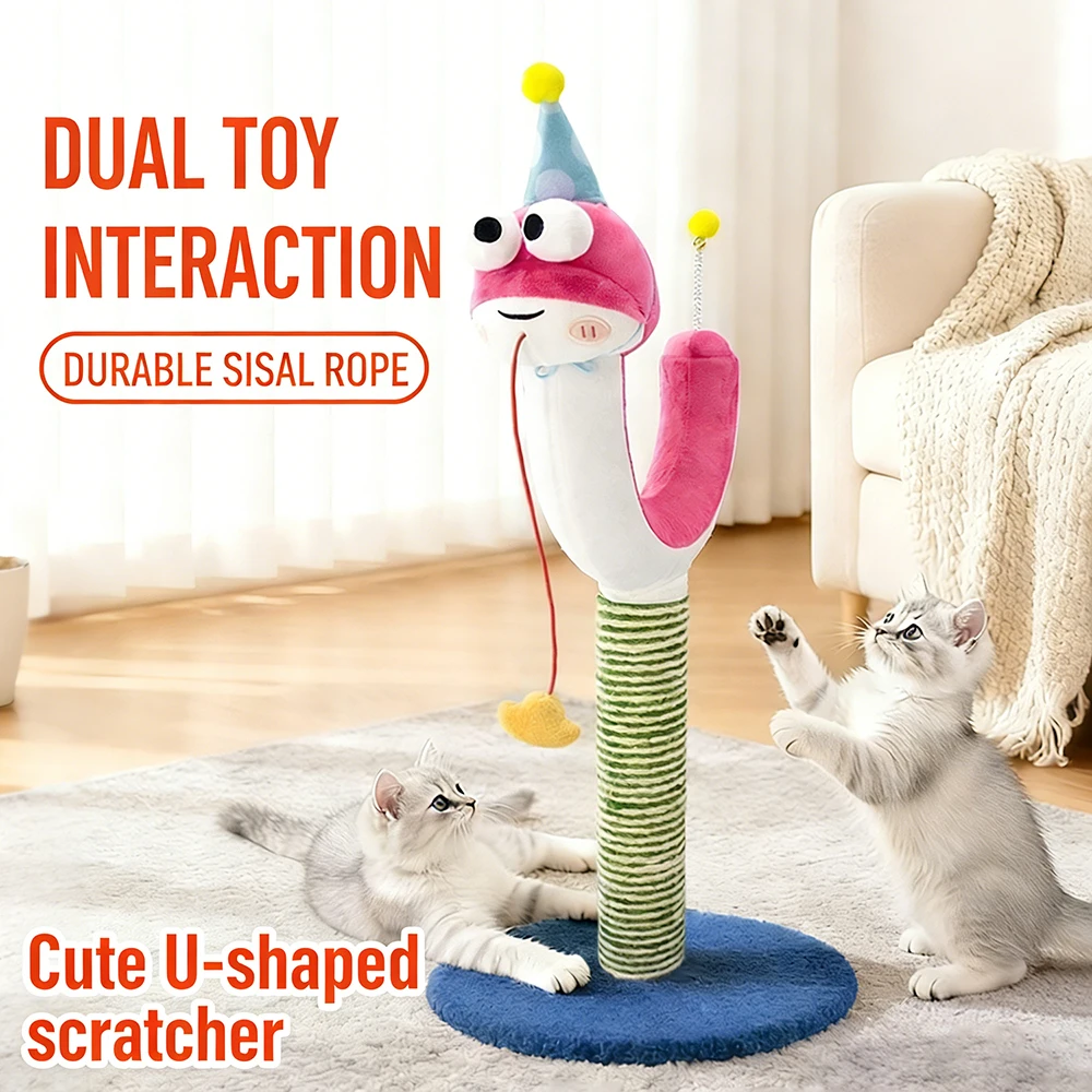 Árbol rascador compacto para gatos de interior con varios niveles - imagen 4