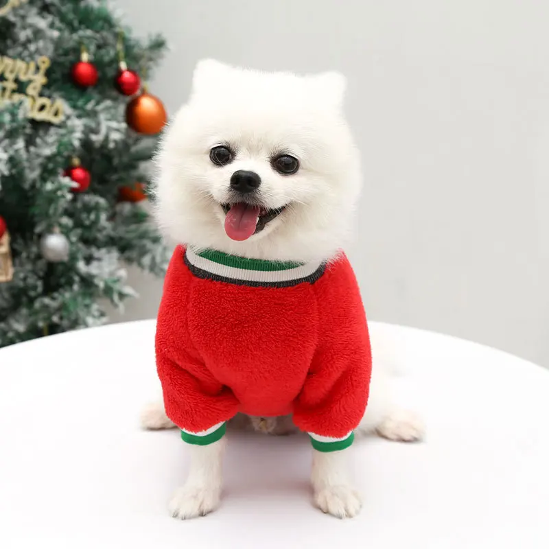 Conjunto rojo/verde para mascota