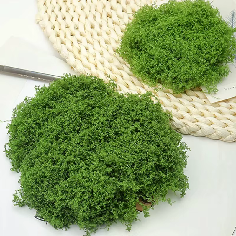 Musgo Artificial para Decoración de Macetas y Terrarios – Pack 20g Verde - imagen 3