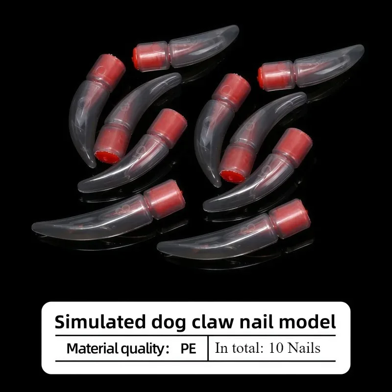 Set de práctica de uñas de silicona para perros – recorte canino