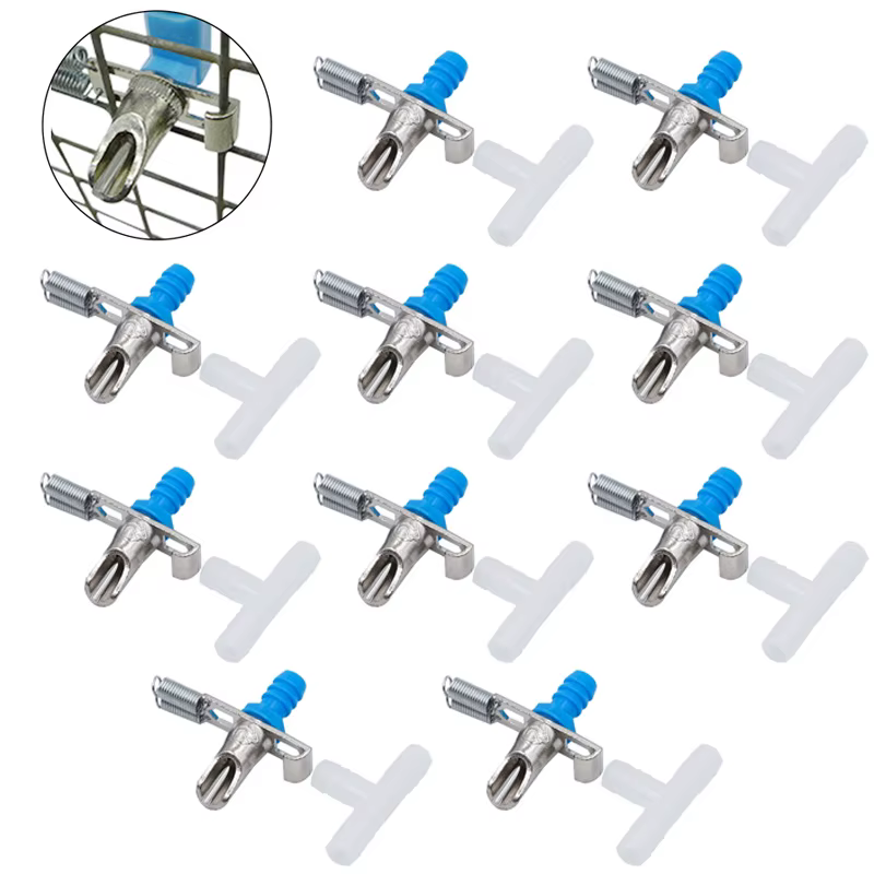 Bebedero automático para conejos y aves – Set de 10 pies - imagen 3