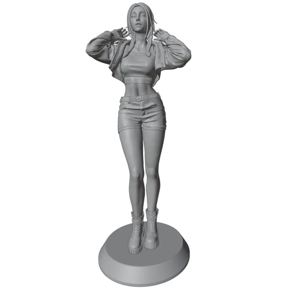 Figura de mujer en resina a escala 1:24 para pintar - imagen 3