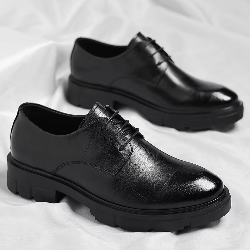 Zapatos Formales de Hombre con Suela Gruesa – Modernos para Oficina y Negocios - imagen 4